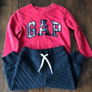 Baby Gap Matching Pant and Shirt Set